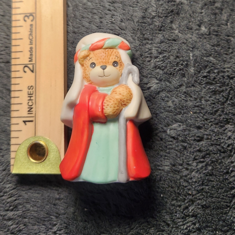 Lucy and Me Bear Enesco Lucy Rigg Nativity Red Shepherd 1987